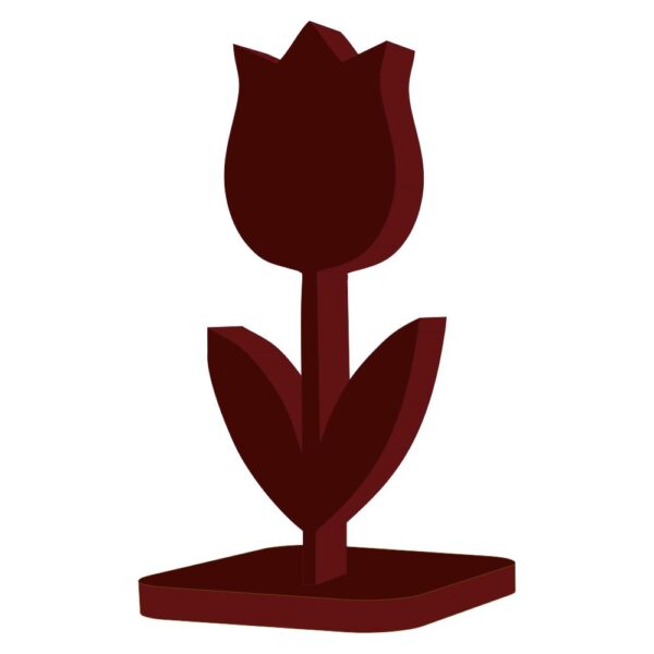 Farsi Crafts Artistic Rose Shaped Wooden Sculpture – Elegant Flower Figurine for Home Decor | Romantic Decorative Showpiece & Unique Gift for Anniversary, Valentine’s Day & Special Occasions (Dark Brown)